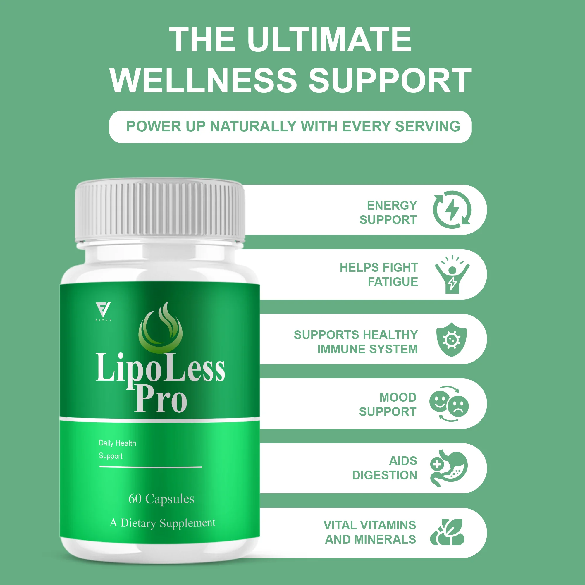 Lipoless Pro Daily Wellness & Weight Management Supplement